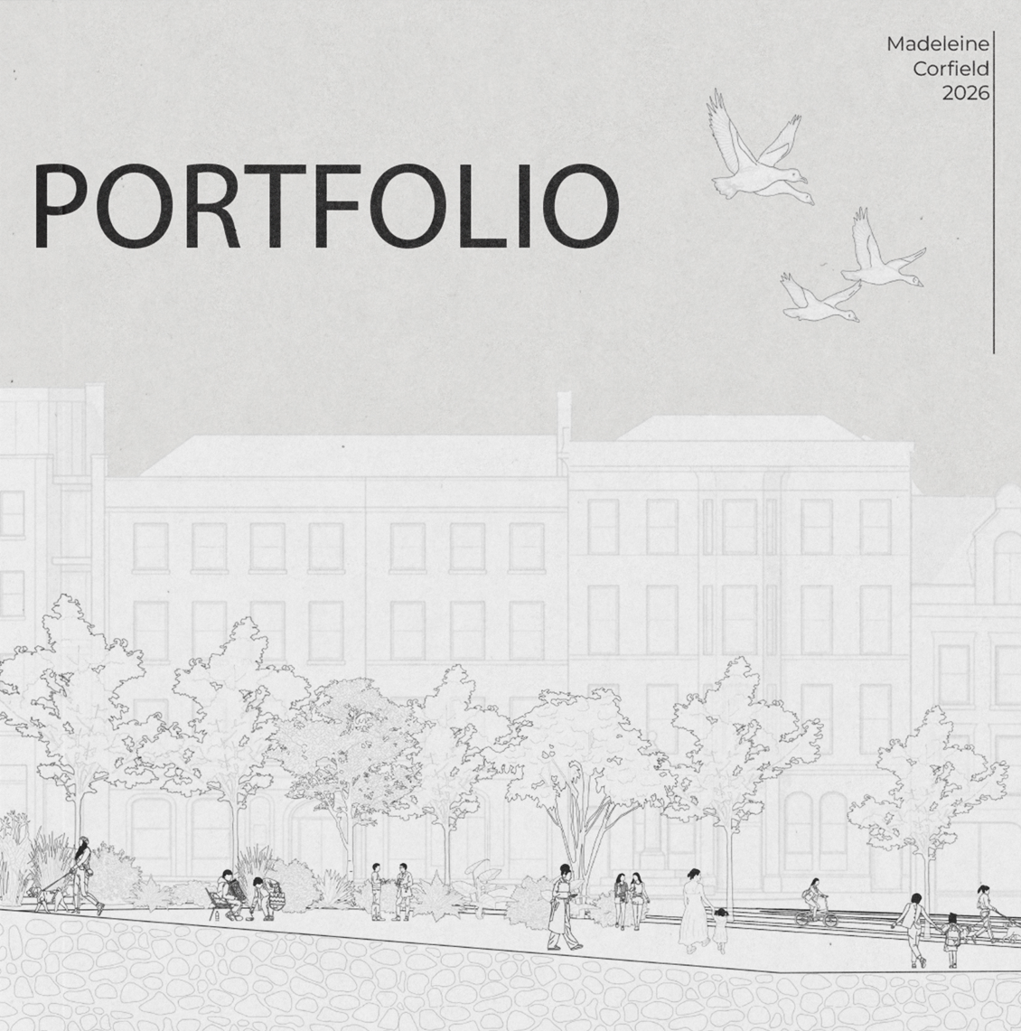 Madeleine Corfield portfolio cover